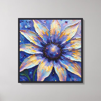 Grande Impression Fleur Bleue | Botanique