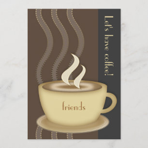Grande invitation à la coupe du café