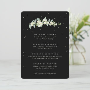 Grande Itinéraire Mariage Black Snowberry+Eucalypt