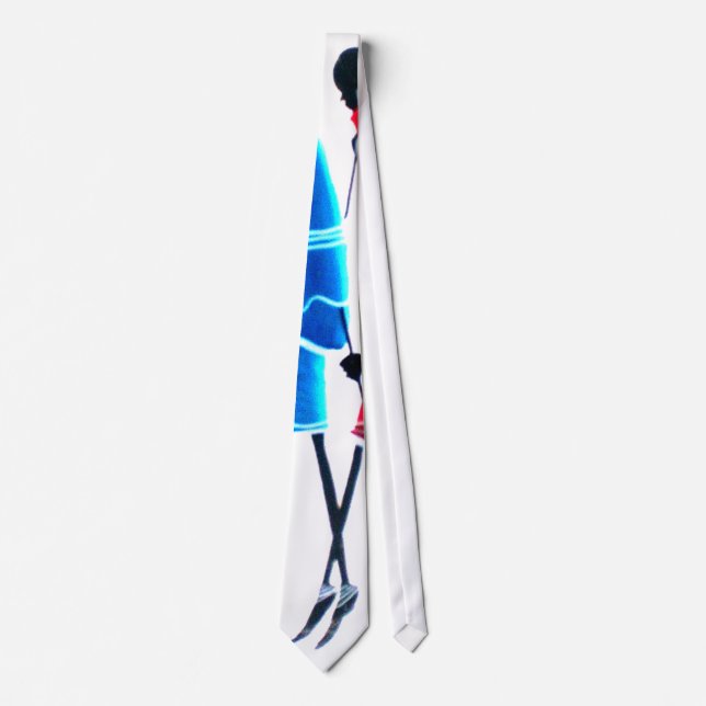 Grande Masai Hakuna Matata Designer Cravate Vintag (Devant)