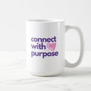 Grande Mug De Café - Connectez-Vous Avec Un But