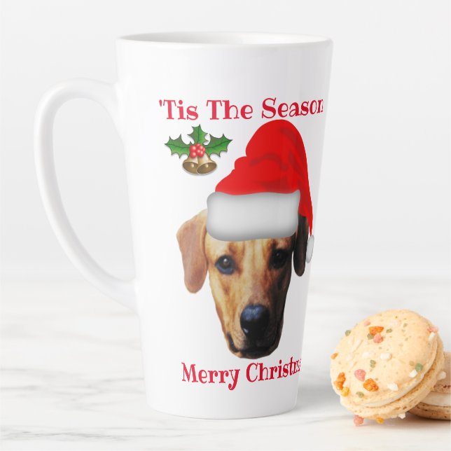 Grande Mug de café de Noël personnalisée (En situation)