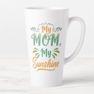 Grande Mug en latte - "Ma maman, mon soleil" - 17