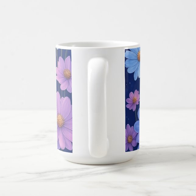 Grande Mug "Galactique Florale" (Poignée)