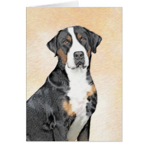 Grande peinture suisse de chien de montagne - Art 