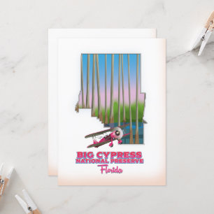 grande réserve nationale de cyprès Floride carte
