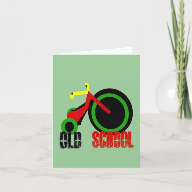 Grande roue de la vieille école Merci (Devant)