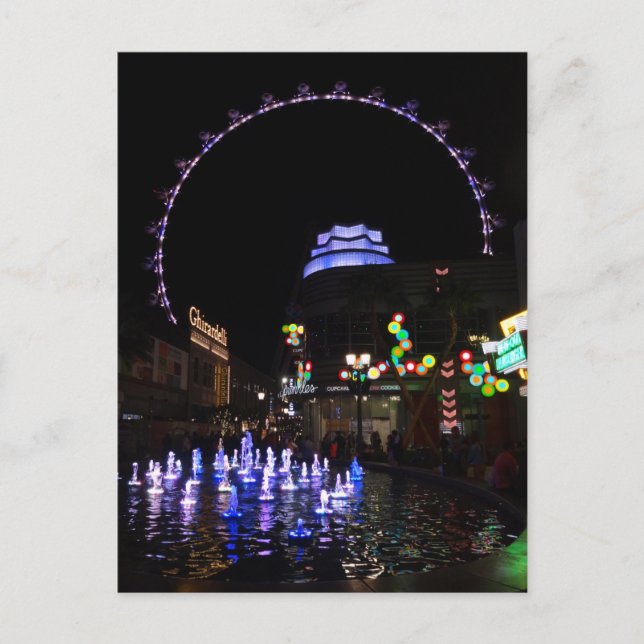 Grande Roue Ferris Las Vegas #4 Carte Postale (Devant)