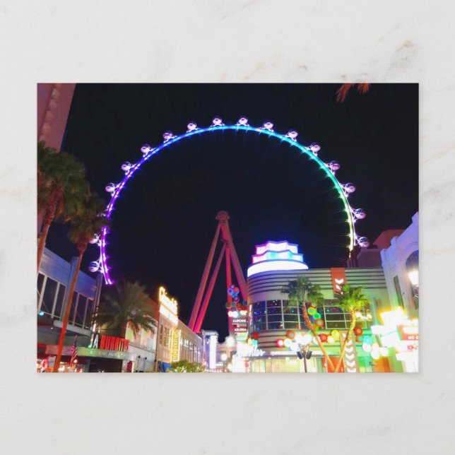 Grande Roue Ferris Las Vegas #6 Carte Postale (Devant)