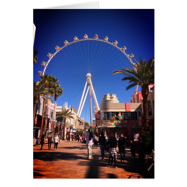 Grande Roue Ferris Las Vegas Carte #1 (Devant)