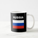 Grande RU TASSE de RUSSIA*<br><div class="desc">Appréciez votre boisson préférée dans cette tasse de café russe colorée et attrayante de RU. D'un côté est un grand, audacieux RU et de l'autre le mot Russie au-dessus du drapeau russe. C'est un grand cadeau pour un ami, membre de la famille, ou pour vous-même. Si vous êtes russes, quel...</div>