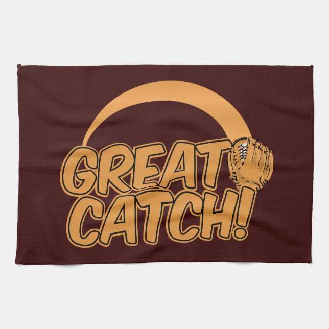 GRANDE serviette de cuisine CATCH! (Horizontal)