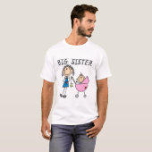 Grande Soeur avec T-shirts Little Sis (Devant entier)