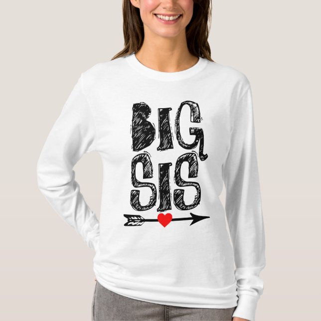 GRANDE SOEUR SIS T-shirts (Devant)