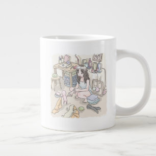 GRANDE TASSE さ む ご に じ 作 業 机 の あ る 靴 下