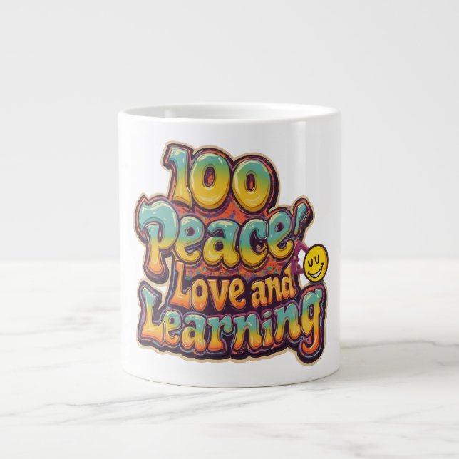 Grande Tasse 100 jours d'apprentissage Super (Devant)