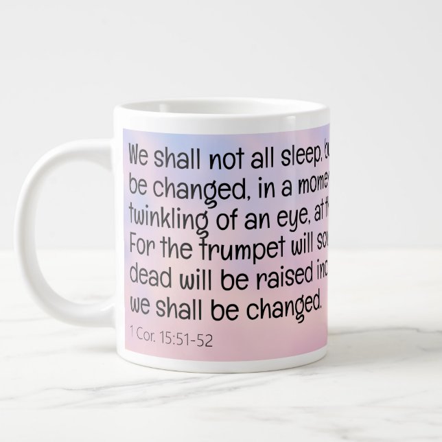 Grande Tasse 1 Cor. 15:51-52 (Gauche)
