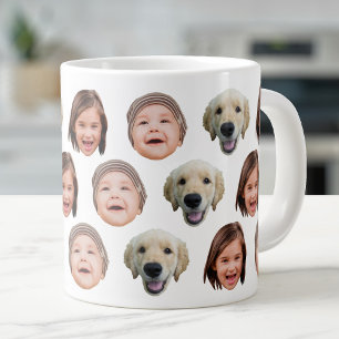 Grande Tasse 20 Oz Jumbo Famille Face 3 Photos Spécialité