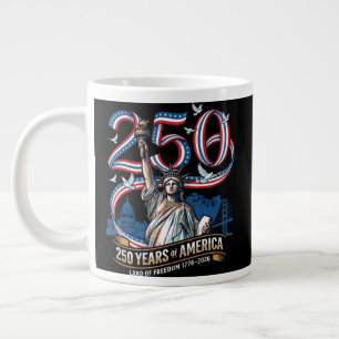 Grande Tasse 250 ans anniversaire amérique 1776 2026