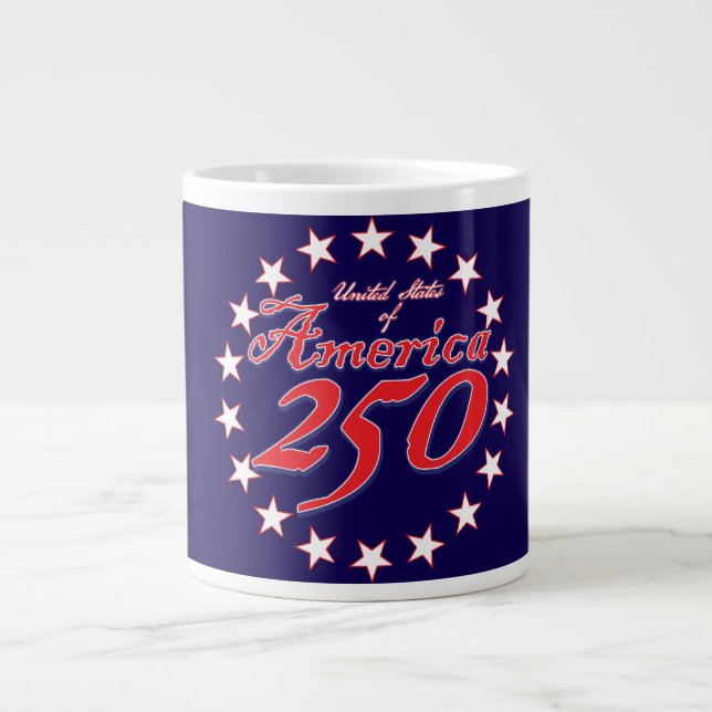 Grande Tasse 250e anniversaire de l'Amérique (Devant)