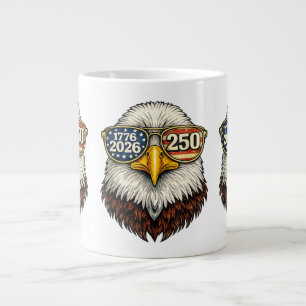 Grande Tasse 250e anniversaire États-Unis 1776-2026 Aigle améri