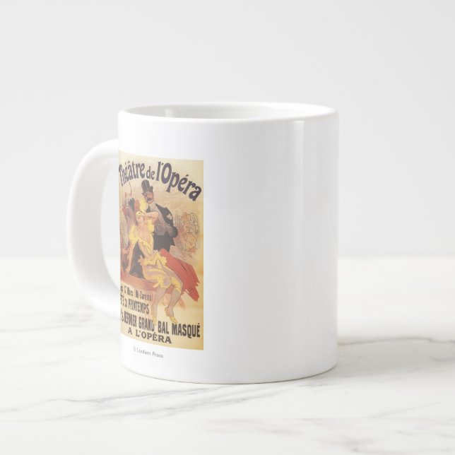 Grande Tasse 4e bal masqué au théâtre de l'Opéra (Devant gauche)