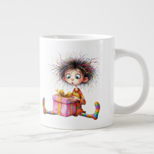 Grande Tasse * 5 Coloré Fantaisiste Noël GARÇON Cadeau AP97