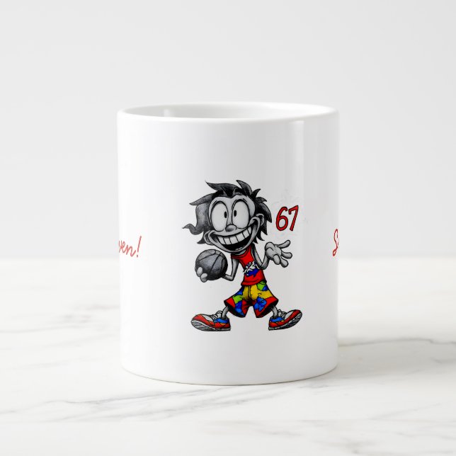 Grande Tasse 67 Meme! Six & Seven (Devant)