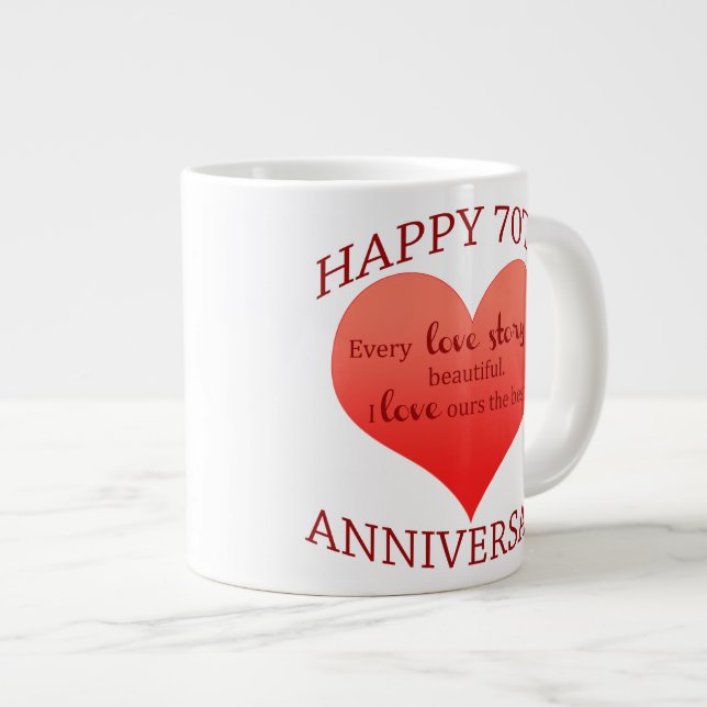 Grande Tasse 70e.Anniversaire (Devant droit)