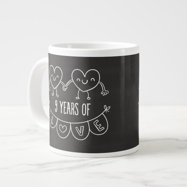 Grande Tasse 9e Anniversary Poison de Chalk Hearts (Devant gauche)