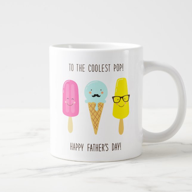 Grande Tasse À la pop la plus froide - Fête des pères (Droite)