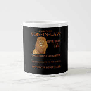 Grande Tasse À mon cher fils en droit, je ne t'ai pas offert