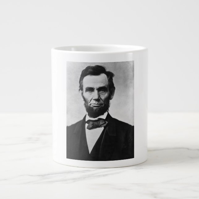 Grande Tasse Abraham Lincoln : 16ème Président de l'Amérique (Devant)