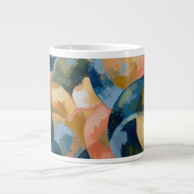 Grande Tasse Abstrait (Devant)