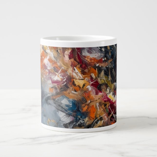 Grande Tasse Abstrait  (Devant)