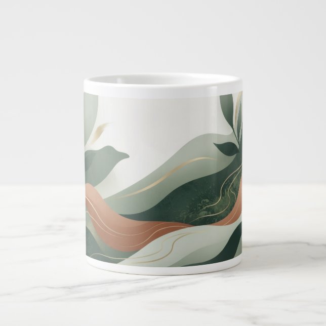 Grande Tasse Abstrait (Devant)