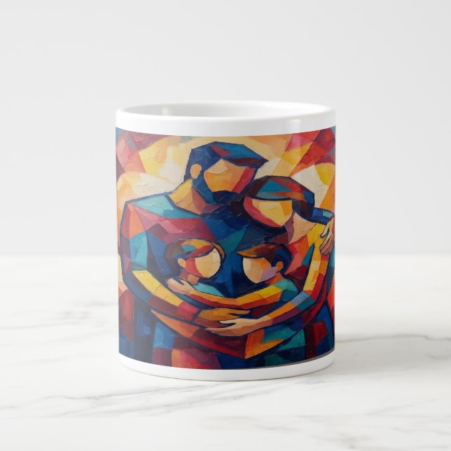 Grande Tasse Abstrait (Devant)