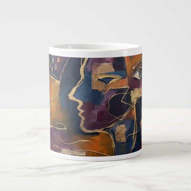 Grande Tasse Abstrait  (Devant)