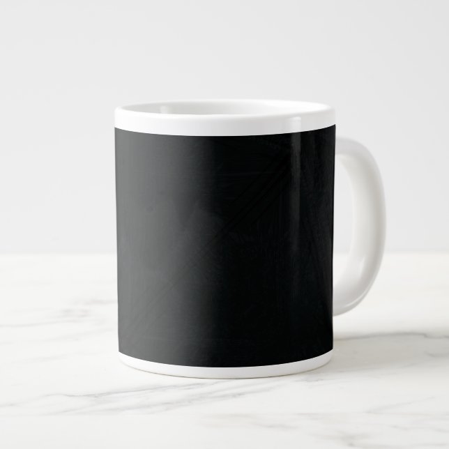 Grande Tasse Acceptation | Texture gothique foncée (Devant droit)