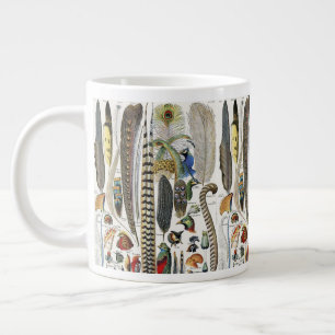 Grande Tasse Adolphe Millot Dark Academia Vintage Plume d'oisea