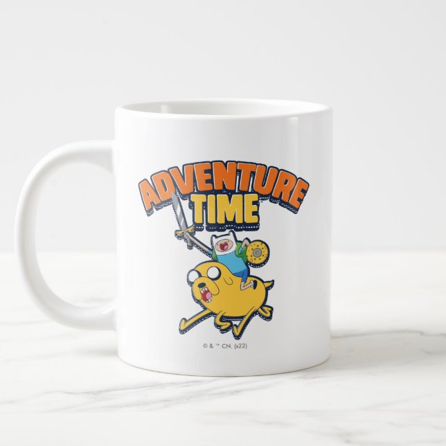 Grande Tasse Adventure Time | Finn Riding Jake (Gauche)