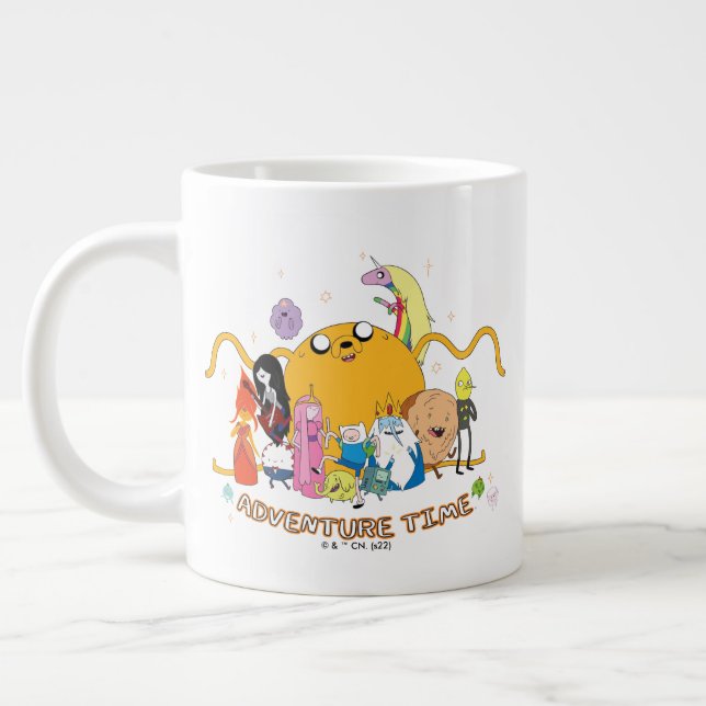 Grande Tasse Adventure Time | Large Jake Group Graphic (Gauche)