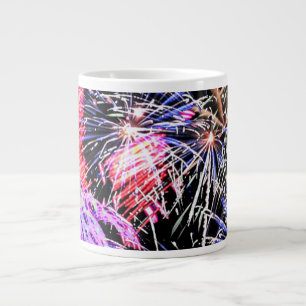 Grande Tasse Affichage Fireworks