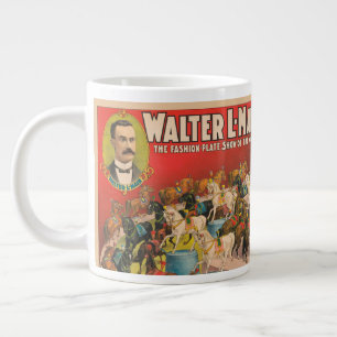 Grande Tasse Affiche De Cirque De 63 Chevaux En Une Seule Cercl