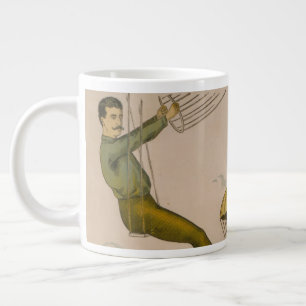 Grande Tasse Affiche De Cirque D'Un Ballon Aérien