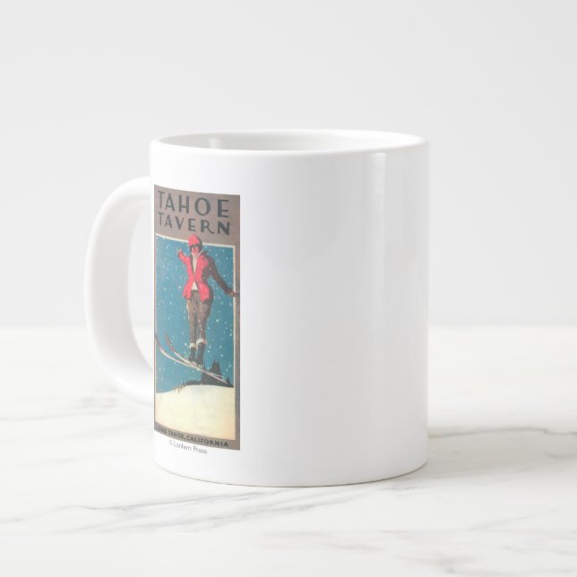 Grande Tasse Affiche de promo de taverne de Tahoe (Devant gauche)