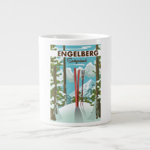 Grande Tasse Affiche de ski Engelberg Suisse