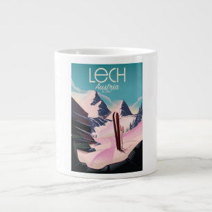 Grande Tasse Affiche de ski Lech Austria.