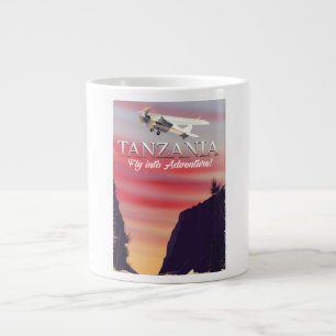 Grande Tasse Affiche de vol Afrique Tanzanie