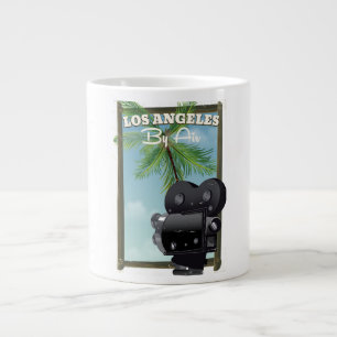 Grande Tasse Affiche de voyage de Los Angeles Movie Camera